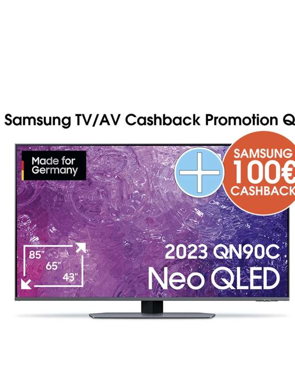 Samsung NEO QLED 43“ 4k GQ43QN94C (effektiv 709€)