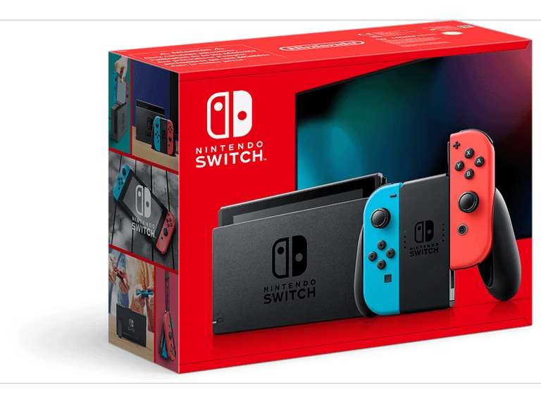 Nintendo Switch Konsole rot/blau + Mario Kart 8 Deluxe für zusammen 288€ inkl. Versandkosten [Media Markt u. Saturn]