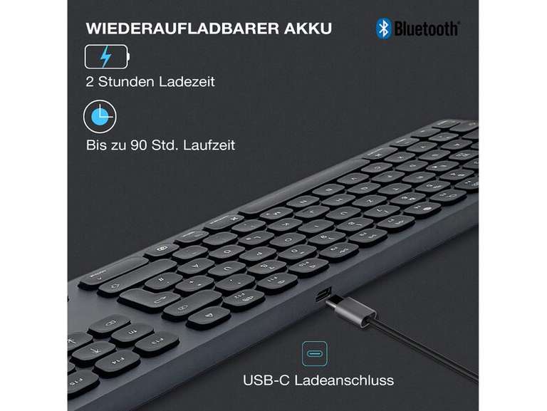 Networx Bluetooth Tastatur Aluminium