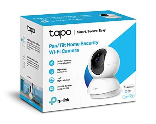TP-Link Tapo C210 WLAN IP Kamera Überwachungskamera, 3MP-Auflösung, 2-Wege-Audio, Nachtsicht zu 9m (Prime / otto UP)