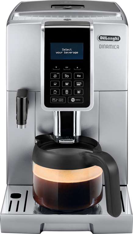De'Longhi Kaffeevollautomat Dinamica ECAM 356.77 (Kannenfunktion, Milchaufschäumsystem, Brühgruppe herausnehmbar)