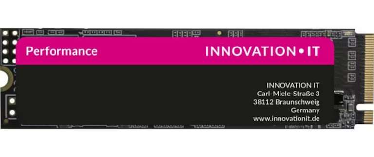 Innovation IT Performance NVMe M.2 SSD 256GB für 14,89€ inkl. Versand (Cyberport)