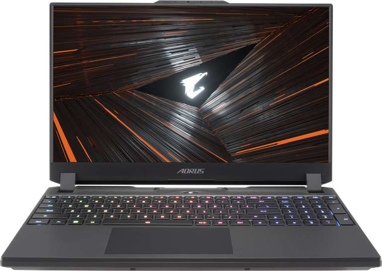 Gigabyte Aorus 15 Gaming Laptop (15.6", 2560x1440, 165Hz, i5-12500H, 16GB/1TB, aufrüstbar, RTX 3080 Ti 16GB 130W, 99Wh, Win11, 2.4kg)