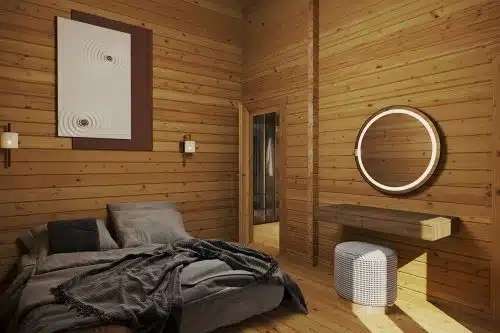 Blockhaus mit drei Schlafzimmern „Madrid” 15x9m, 120 m2 für 51970€