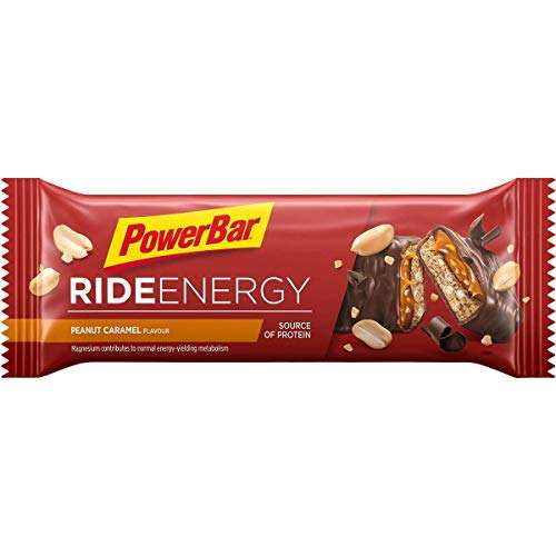 [PRIME/Sparabo] Powerbar Ride Bar Peanut Caramel Bars - Pack of 18 Bars