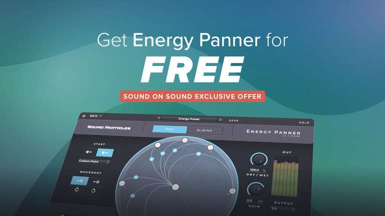 [VST AU AAX] SoundParticles Plugin 'Energy Panner' Lautstärke Panning Tool // Stereo, 7.1 und Dolby Atmos / Account notwendig