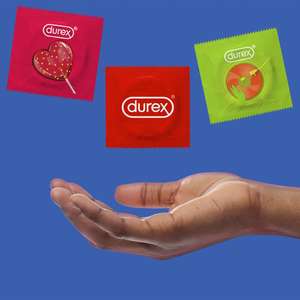 [Durex] 50% Rabatt auf alles | Kondome, Gleitgel und Toys | z.B. Durex Überasch Mich Kondommix 120 Stück für 25,58€ (0,21€ / Stück)