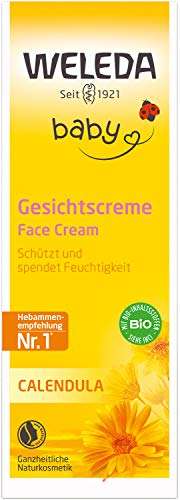 WELEDA Bio Baby Calendula Gesichtscreme 50ml (3,37€ möglich) (Prime Spar-Abo)