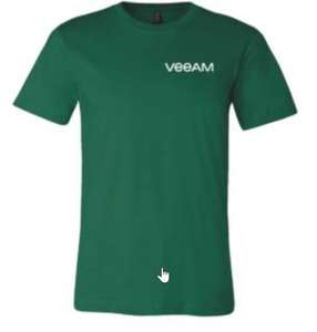 Gratis Veeam T-Shirt mit Firmenmail