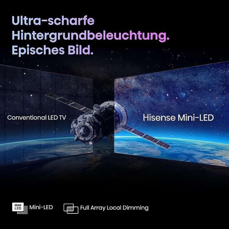 Hisense 65U7KQ 164 cm (65") Mini LED-TV / F