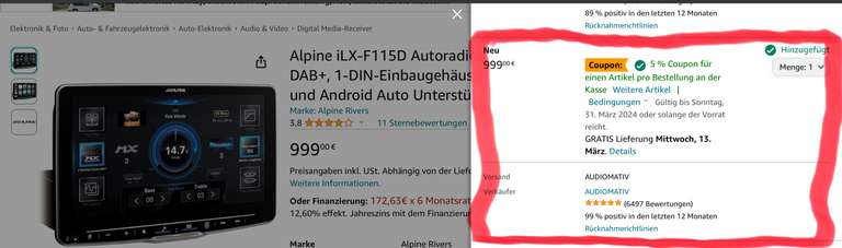 iLX-F115D Alpine Halo11 - Ein Autoradio mit 11“ WXGA Display für 1 DIN Schacht