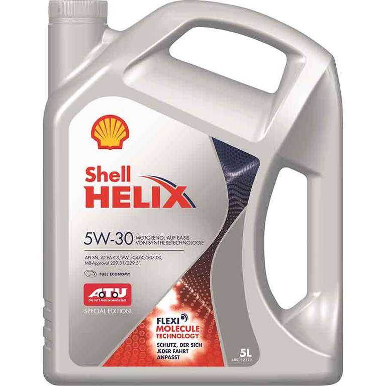 Shell Helix HX8 ECT 5W-30 Motoröl, 5L, (A.T.U Abholung / lokal), VW 504.00/ 507.00, Mercedes 229.31 und 229.51