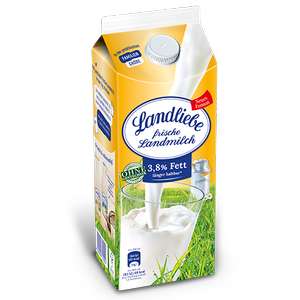 [ Landliebe Coupon ] REAL - 3 Liter Landmilch für 1,58 € ( Literpreis ≈ 0,53 € )