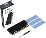 [Prime] Sabrent PCIe 3.0 M.2 SSD-Adapter (4 Lanes, nur für NVMe M-Key, inkl. Heatsink)