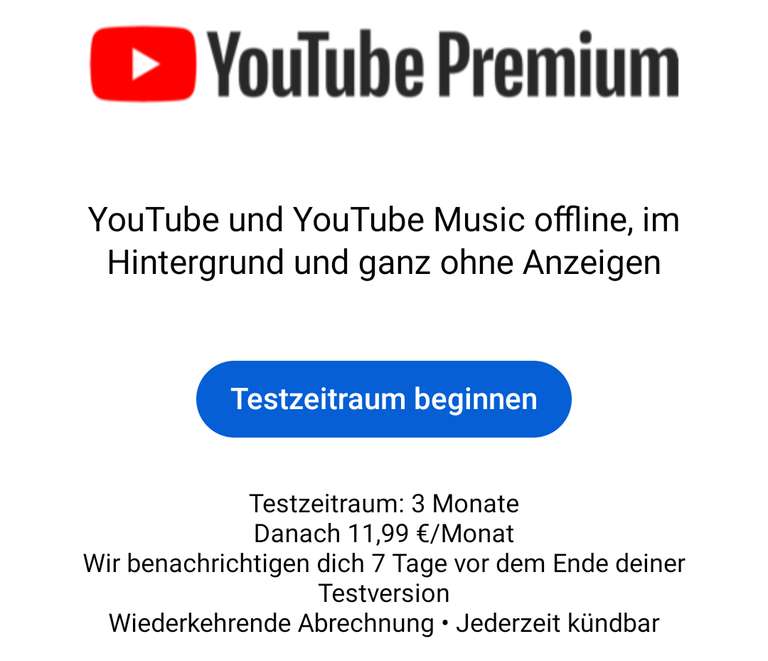 YouTube Premium 3 Monate Probeabo für Genshin Impact users in Germany, natürlich mit Einschränkungen* (personalisiert)