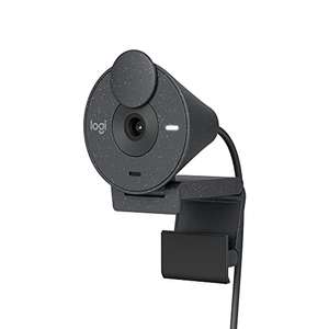 [Amazon] Logitech Brio 300 Full HD-Webcam mit Sichtschutz, Mikrofon mit Rauschunterdrückung, USB-C, Zertifiziert für Zoom, Microsoft Teams