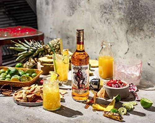 Captain Morgan Original Spiced Gold | Blended Rum | Karibischer Geschmack | 35% vol | 700ml Einzelflasche