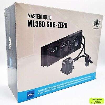 Cooler Master MasterLiquid ML360 SUB-ZERO CPU-Flüssigkeitskühler 360mm NEU & OVP