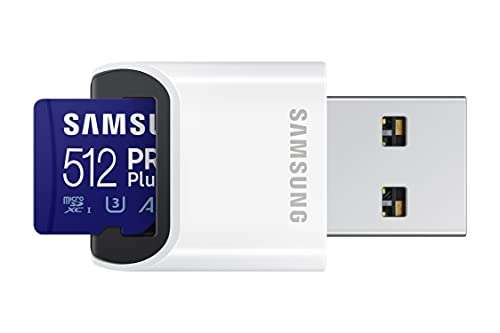 Samsung PRO Plus microSD 512 GB mit USB Kartenleser - Prime
