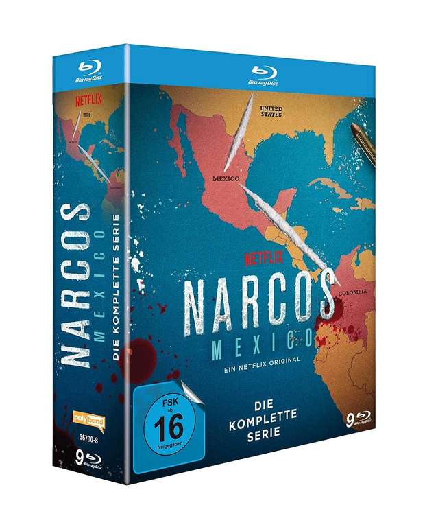 Narcos: Mexico - Die komplette Serie - Limited Edition (Blu-ray) für 33,99€ (Amazon Prime)