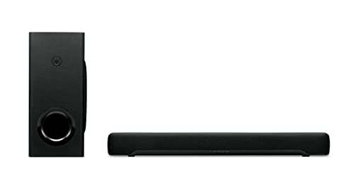 [Amazon] Yamaha SR-C30A – Kompakte Soundbar mit kabellosem Subwoofer, Bluetooth, HDMI ARC, digitaler optischer und analoger Audio-Anschluss