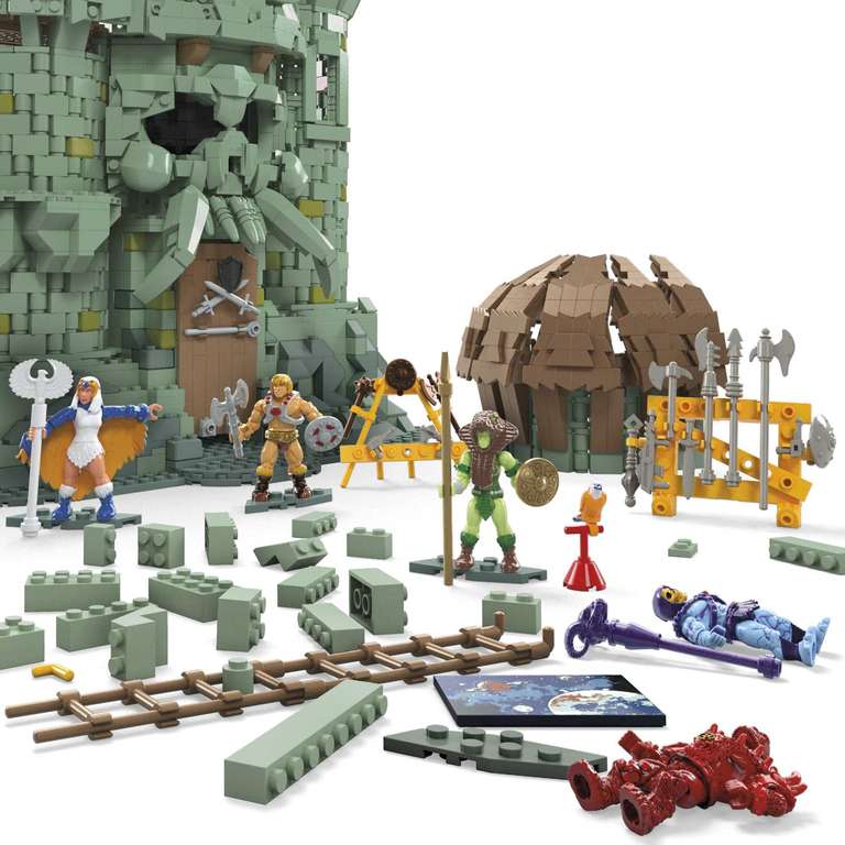 Mega Construx Masters of The Universe Castle Grayskull (GGJ67) für 87,98 Euro / 3.508 Klemmbausteine [Amazon.it]