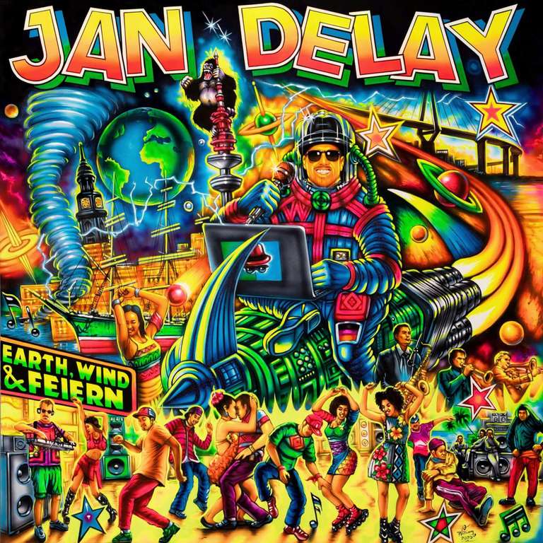 ( Bravado ) Jan Delay - Earth, Wind & Feiern 2LP Vinyl Schallplatte