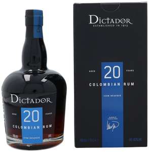 Dictador Rum aged 20 Years 40% Vol. 0,7l für 38,44€ [Norma24 mit giropay]