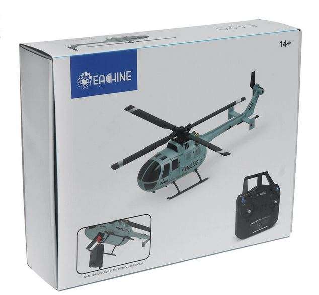 [Banggood] Bölkow Bo 105 Eachine E120 Scale Micro RC-Hubschrauber, 25 cm, RtF, Mode 1/2, auch für Anfänger - RC Heli