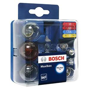 (Prime) Sammeldeal Bosch-Autoleuchtmittel Maxiboxen, z.B. Bosch H1/H7 Maxibox Lampenbox 12 V (Bosch H7 Maxibox Lampenbox 12 V für 9,93 €)