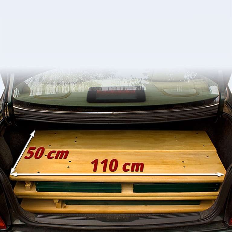 Bierzeltgarnitur 3-tlg. 220cm klappbar (in großem Autokofferraum ab 110cm Breite transportierbar) für 109,95€ [deubaXXL]
