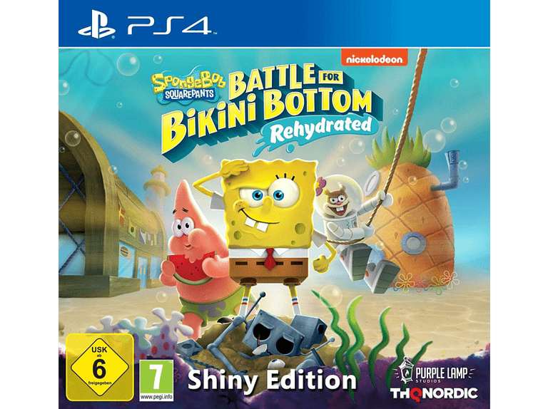 [MediaMarkt/Saturn] Spongebob SquarePants: Battle for Bikini Bottom - Rehydrated Shiny für 37,98€/F.U.N für 59,99€ PS4/Switch