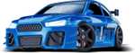 Sturmkind DR!FT-Racer Blue Blizzard – Gymkhana A00005 RC Auto 1/43