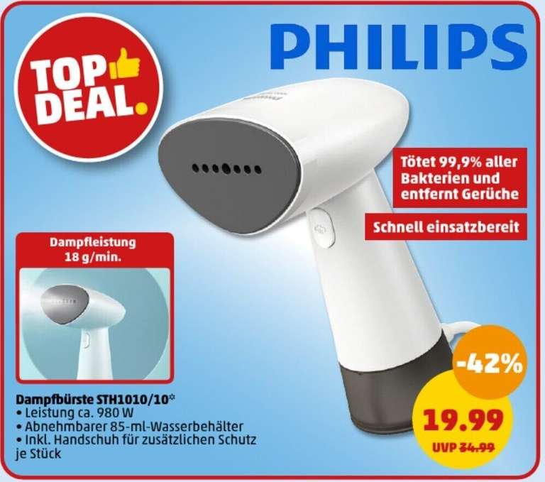 [Penny offline] Philips Dampfbürste STH 1010/10