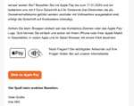 ING Bank 5 EUR Gratis für Zahlung mit Apple Pay (personalisiert?)