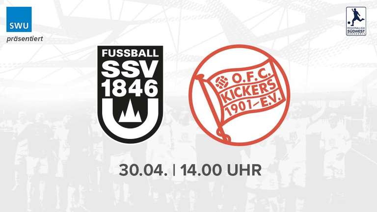 Regionalliga live: SSV Ulm 1846 Fußball - Offenbacher Kickers