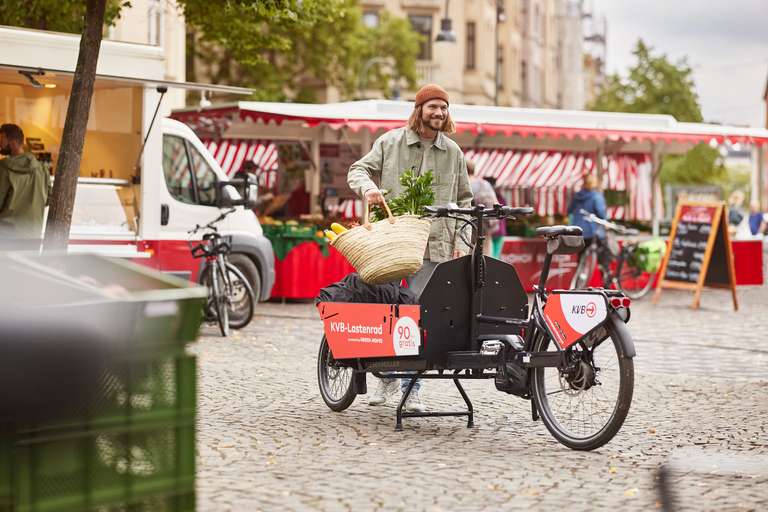 [Lokal: Köln] Lastenrad kostenlos ausleihen mit VRS-Abo ~90 min/Woche kumulierbar (=36 Euro monatliches Guthaben)
