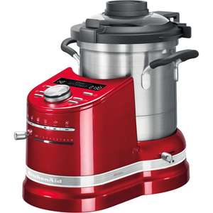 KitchenAid Artisan Cook Processor 5KCF0104 | Küchenmaschine mit Kochfunktion | 1500W | 10 Geschwindigkeiten | Farben: Empire Rot oder Creme