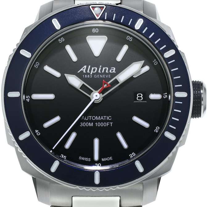Alpina Seastrong Diver 300 Navy Automatik AL-525LBN4V6B