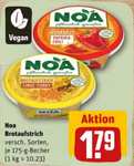 Rewe | NOA Brotaufstrich o. Hummus verschiedene Sorten für effektiv 1,39 € mit Marktguru