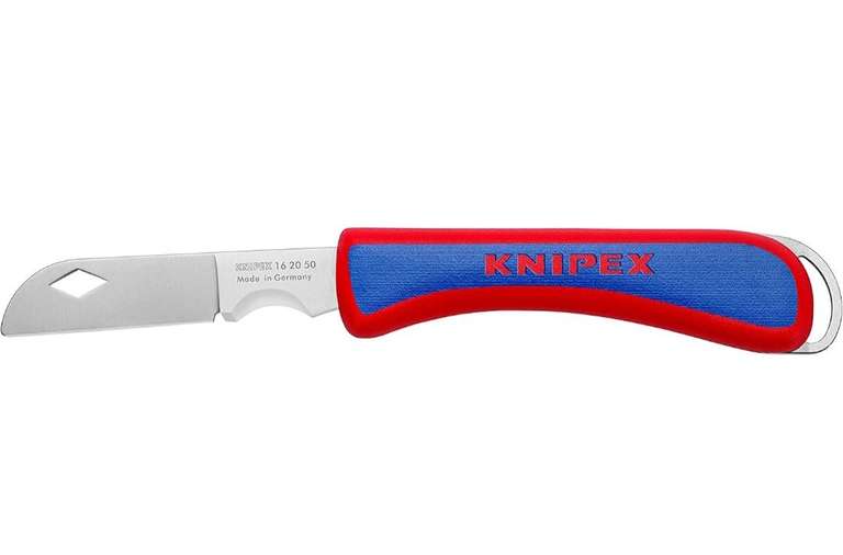 KNIPEX Elektriker-Klappmesser 120 mm und Klingenlänge: 80 mm (16 20 50 SB) - Gratis Lieferung für PRIME Mitglieder