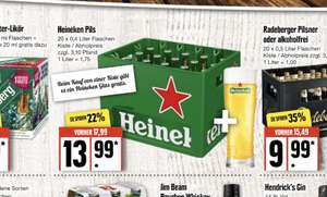 [EDEKA Nord] Heineken Pils 20x 0,4l inkl. Heineken Glas