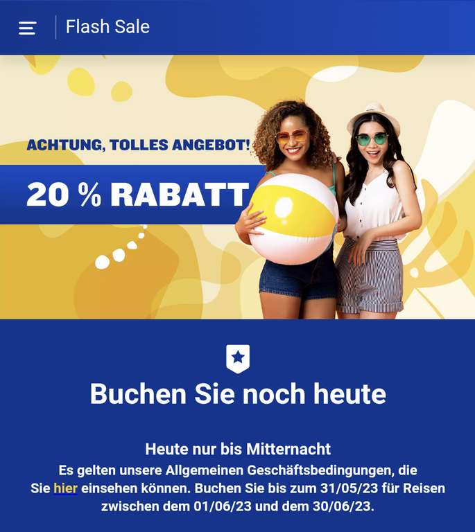 Ryanair Flash Sale - 20% Rabatt auf Flüge im Juni, z.B. Berlin Brandenburg - Banja Luka für 15,98€