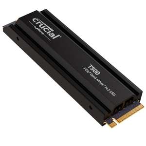 Crucial T500 SSD 1TB PCIe Gen4 M2 - mit Kühlkörper (PS5 geeignet) - Amazon Prime
