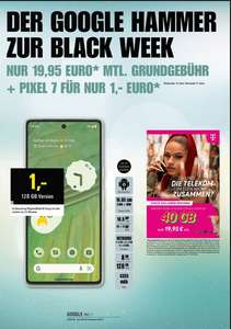 Lokal, Enzinger: Google Pixel 7 Telekom Young M1 1€ + 14,95€/Monat | Google Pixel 7a Congstar Allnet/SMS Flat 44GB LTE 1€ ZZG, 22€/Monat