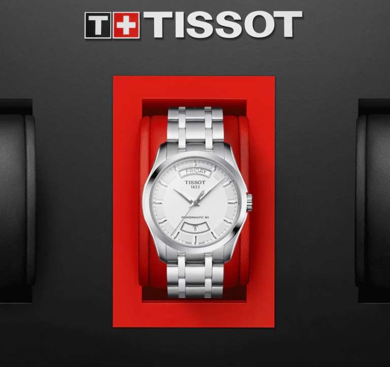 Tissot Couturier Automatik Uhr Saphirglas Powermatic 80 39mm Listenpreis € 645,-