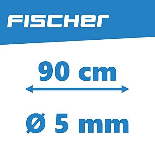Fischer Kettenschloss Durchmesser 5 mm, 90 cm lang für 7€ (Prime/Saturn Abholung)