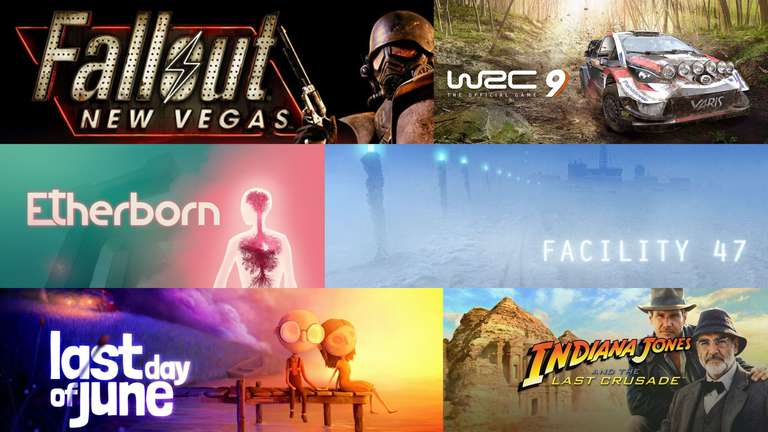[Prime Gaming November] Fallout: New Vegas Ultimate Edt. | WRC9 | Etherborn | Facility 47 | Last Day of June | Whispering Willows | uvm.