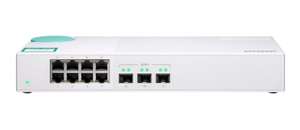 QNAP QSW-308S mit 11 Switching-Ports: 8-Port Gigabit und 3x SFP+ 10 Gigabit Ethernet
