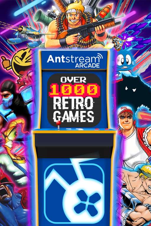 Antstream Arcade PC Jahrespass für 12 Euro (legal und ohne VPN)